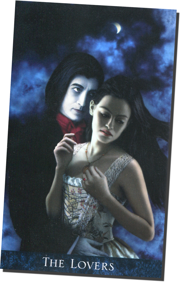 The Bohemian Gothic Tarot "The Lovers" Card