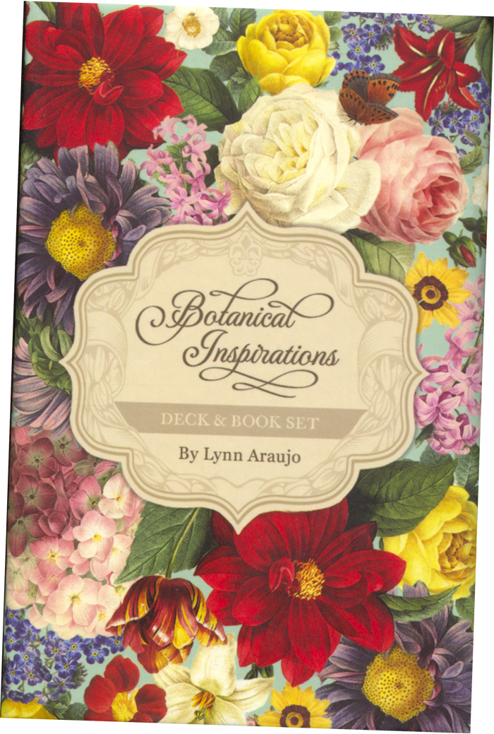 The box for the Botanical Inspirations Tarot Deck by Lynn Araujo