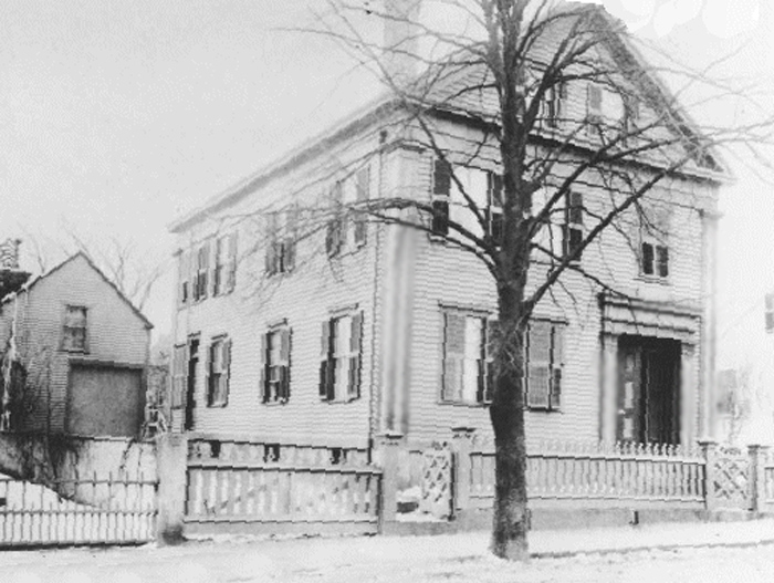 The Lizzie Borden House as it stood in the late 19th Century