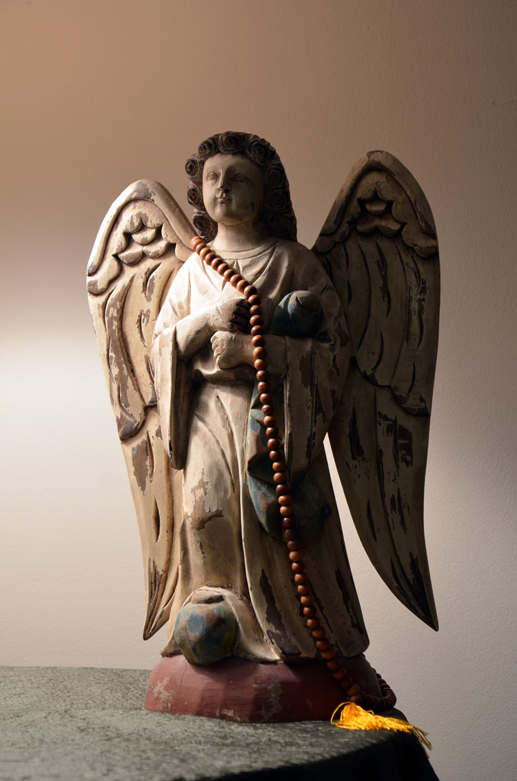 An Angel statuette from Karen's office
