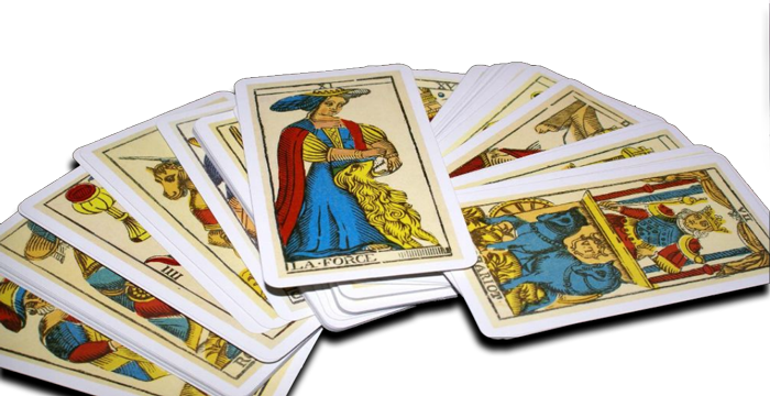 Tarot cards from Om Times article
